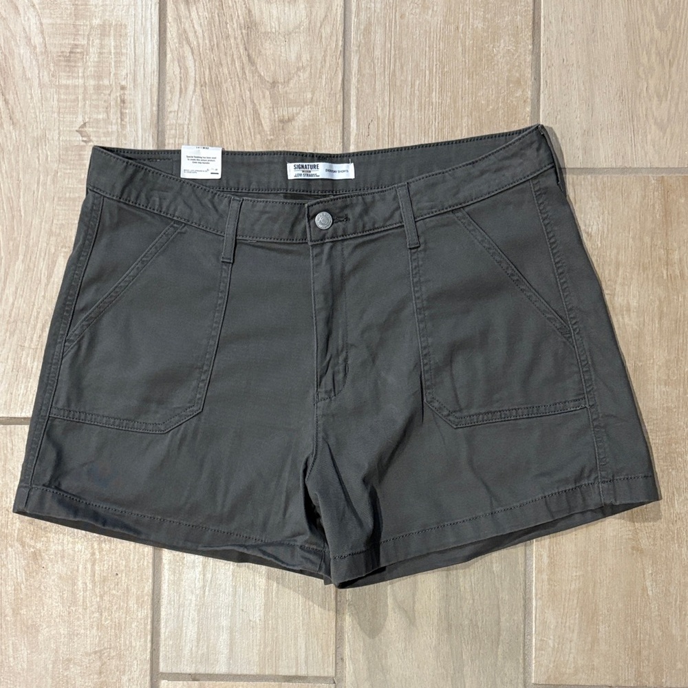 Signature by Levi Strauss Green Shorts
